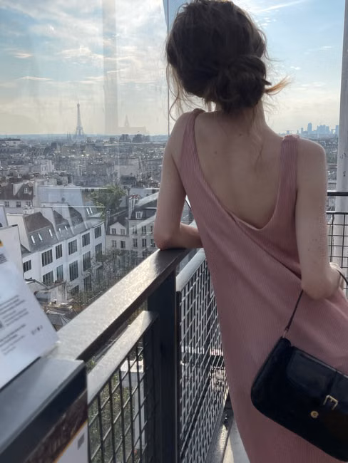 Vestido Midi Canelado